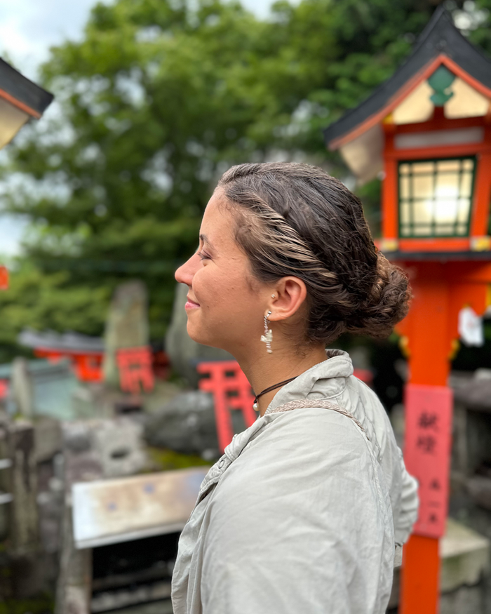 Michelle, FoodFlip founder, smiling outdoors